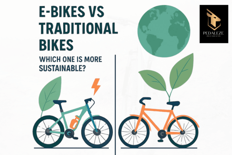 E-Bikes vs Traditional Bikes: Which One is More Sustainable?