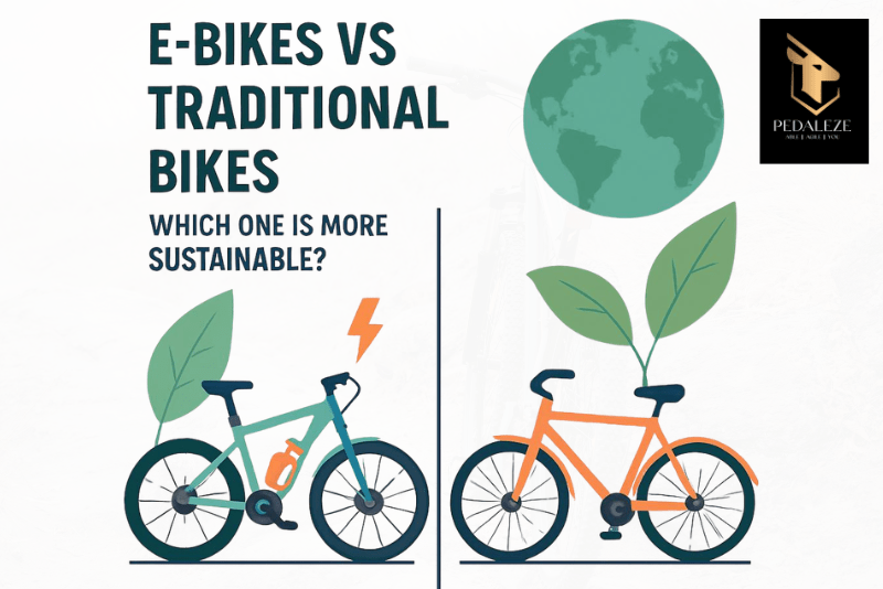 E-Bikes vs Traditional Bikes: Which One is More Sustainable