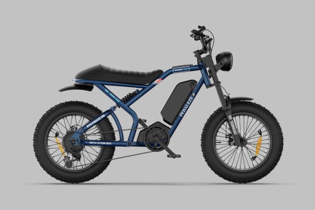 Ranger Retro retro electric bike side view