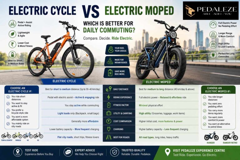 Electric Cycle vs Electric Moped: Which Is Better for Daily Commuting?