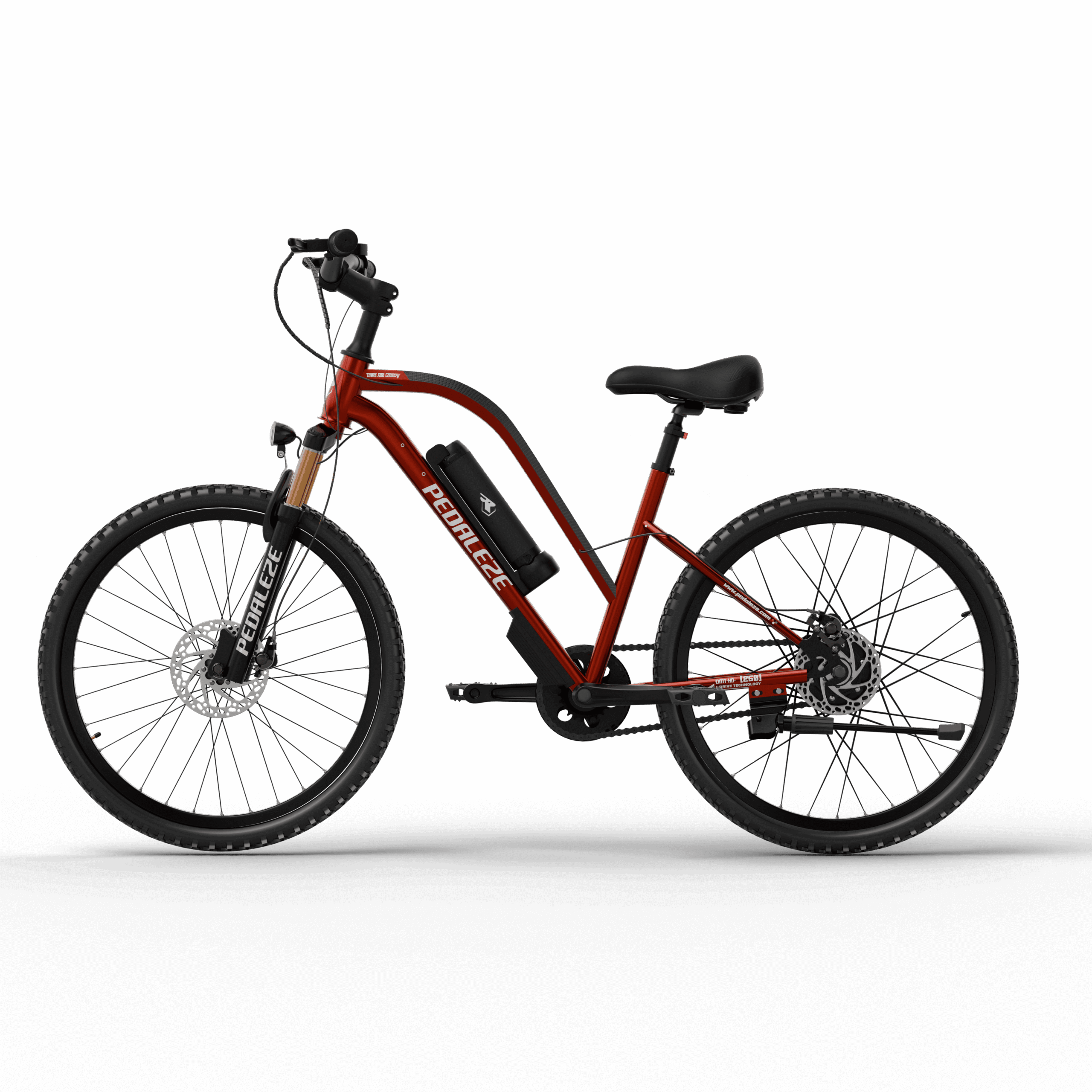 Town and country electric cycle side view image
